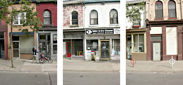 queen west north side near brookfield street